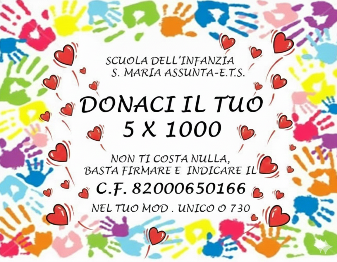DONA IL TUO 5 X 1000