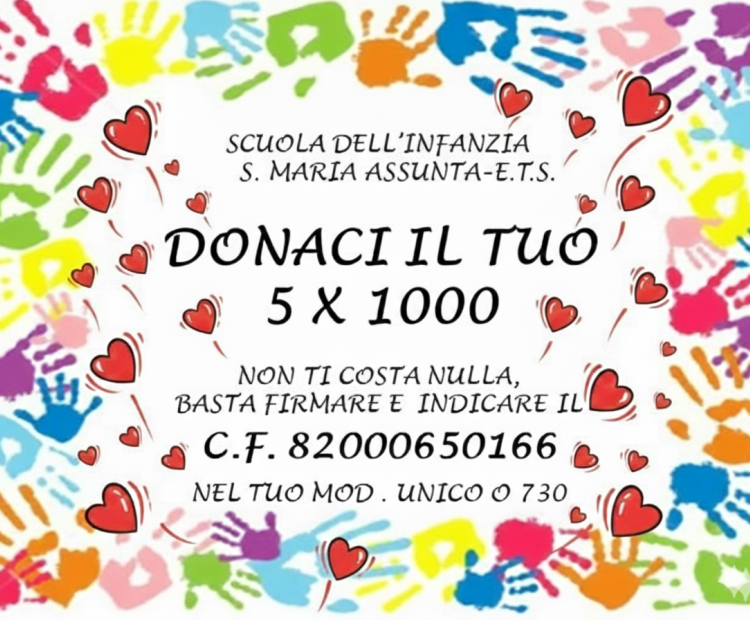 DONA IL TUO 5 X 1000